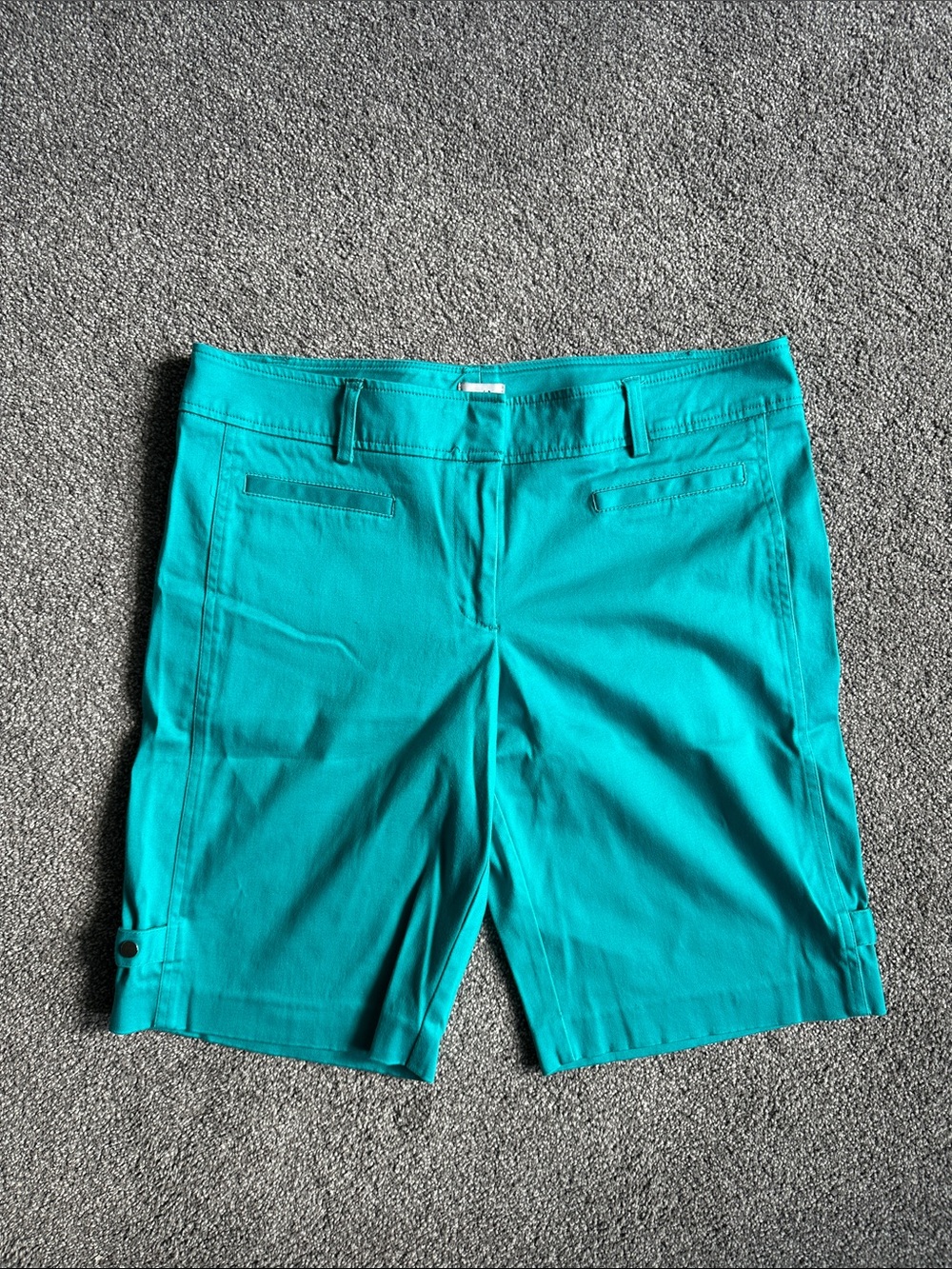 Cache Teal Bermuda Shorts